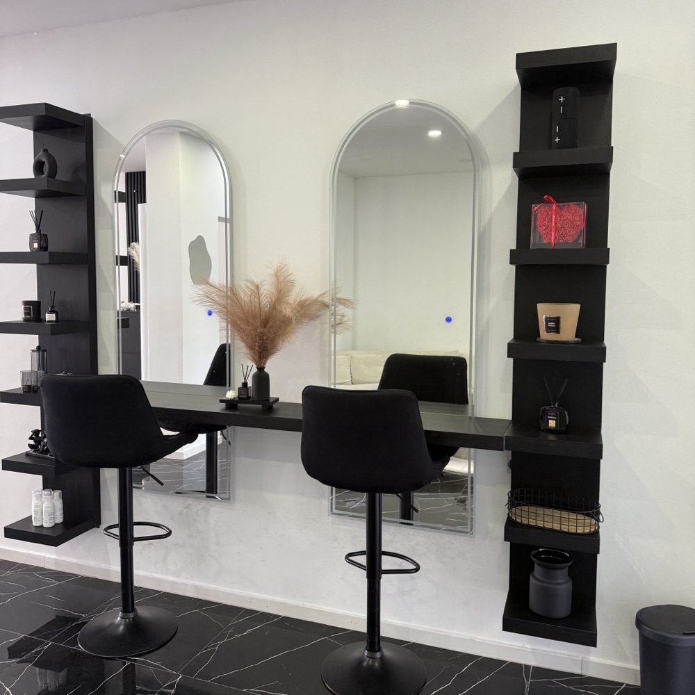 Styling-Platz im Studio von Beauty & Skin by Jessi